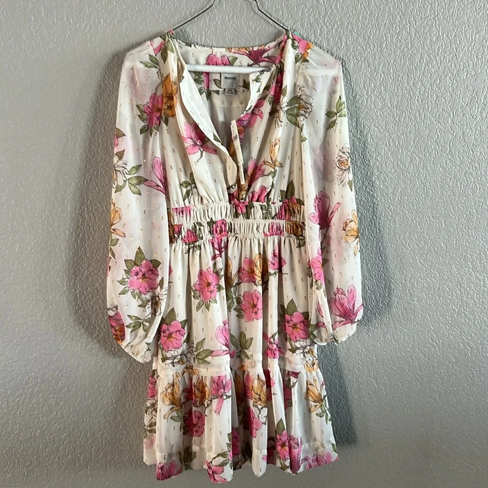 NWT Anthropologie/Maeve The Somerset Long-Sleeve Mini
Dress - Picture 2 of 6